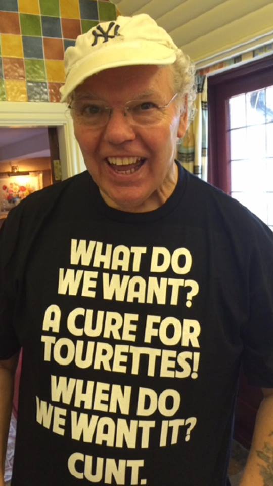 What do we want? A cure for tourettes! When do we want it? ####!