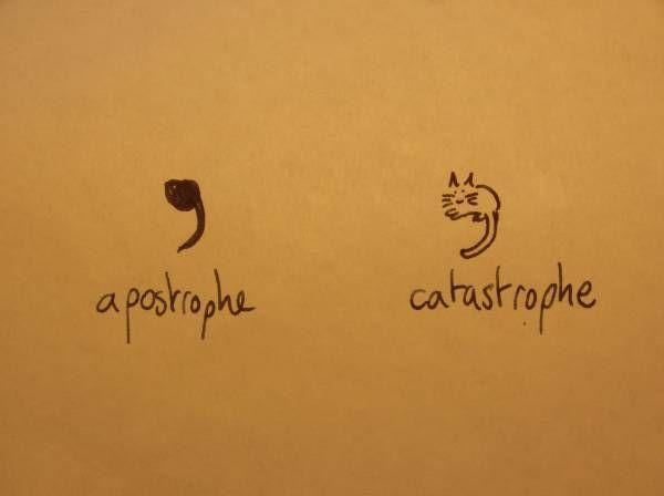 Apostrophe, Catastrophe