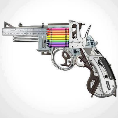 A fantastic gun made from many every-day items.
