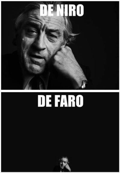 First Robert De Niro, then Robert De Faro