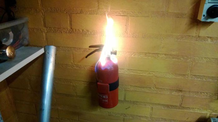 Fire Extinguisher Fire: What do you do now?