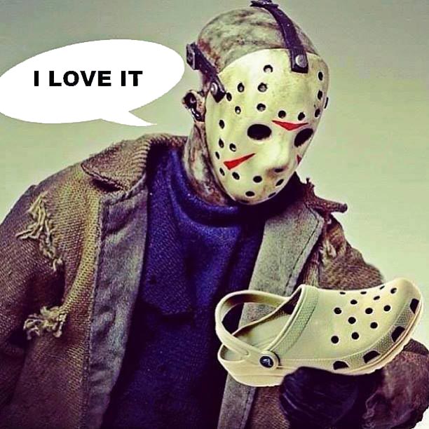 Jason Voorhees (Friday the 13th) gets Crocs