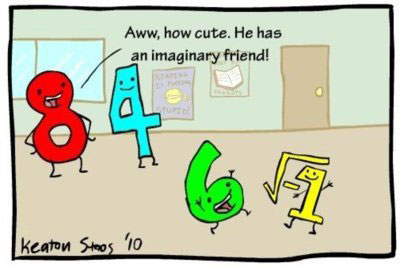 Aww, how cute. He has an imaginary friend!