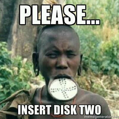 Please Insert Disk Two