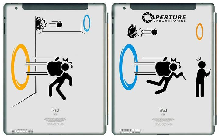 Valve’s “Portal”, as an iPad decoration