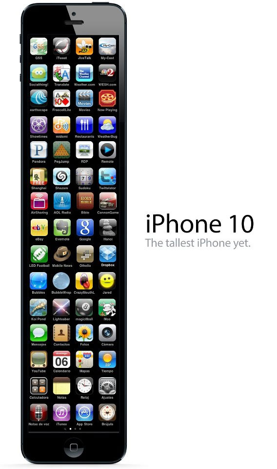 iPhone 10 – The tallest iPhone yet.