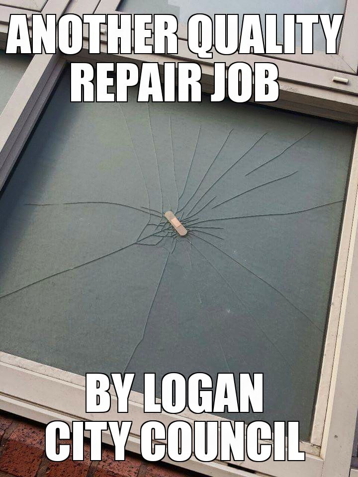 Another quality repair job by Logan City Council.