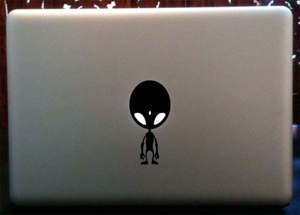 Alien Head MacBook Sticker