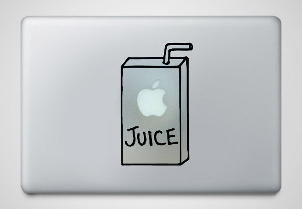 Apple Juice MacBook Sticker
