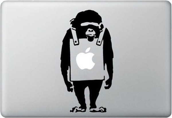Banksy MacBook Sticker