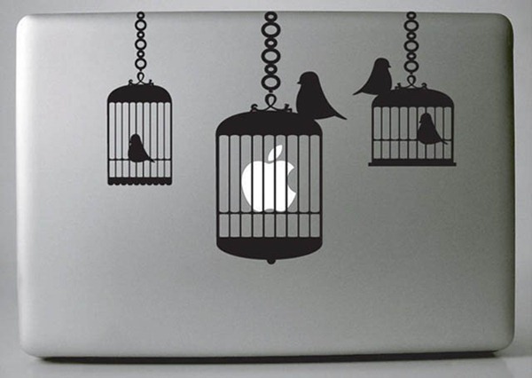 Bird Cages MacBook Sticker