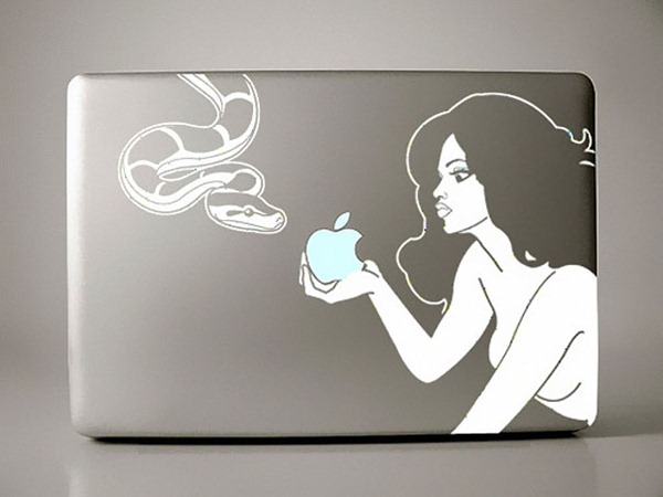 Eve & the Snake MacBook Sticker