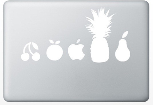 Fruits MacBook Sticker
