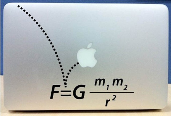 Gravity MacBook Sticker