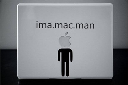 ima.mac.man MacBook Sticker