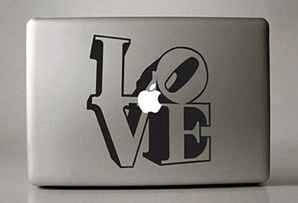 LOVE MacBook Sticker