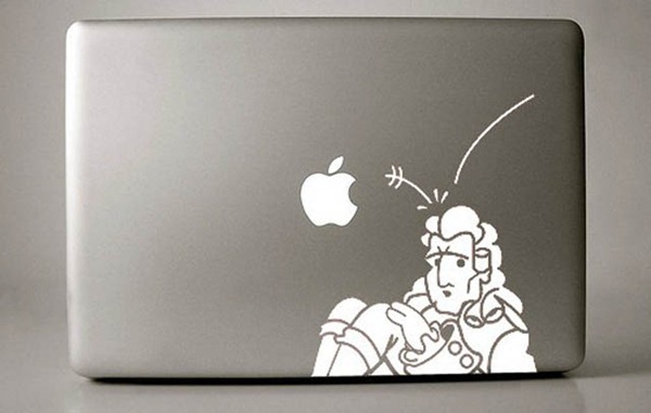 Isaac Newton MacBook Sticker