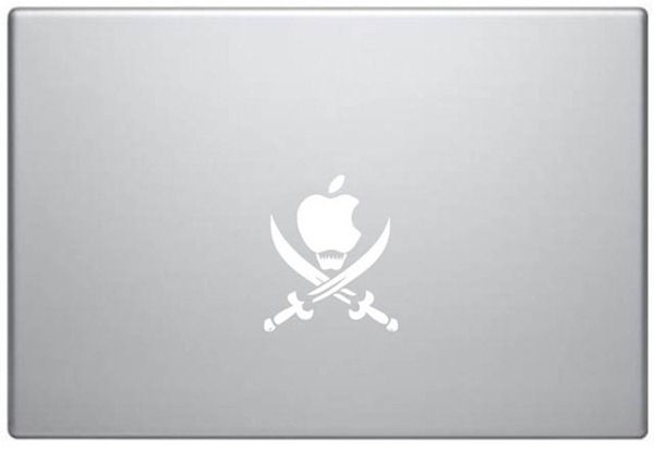 Pirate Flag MacBook Sticker