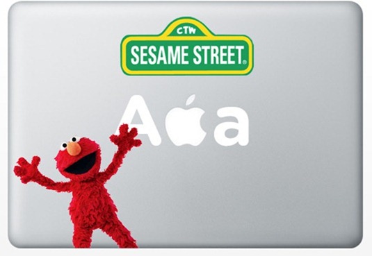 Sesame Street MacBook Sticker