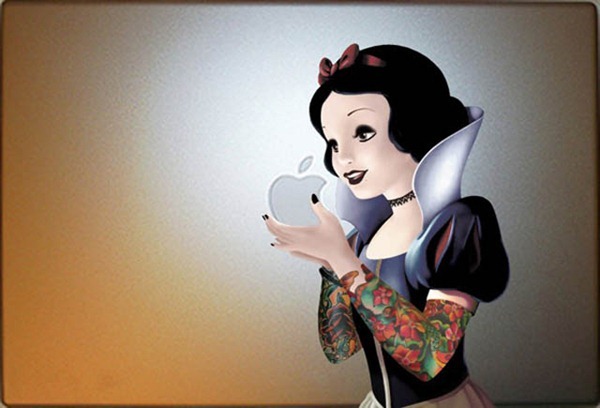 Snow White MacBook Sticker