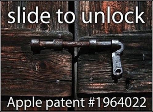 Slide to unlock: Apple patent #1964022