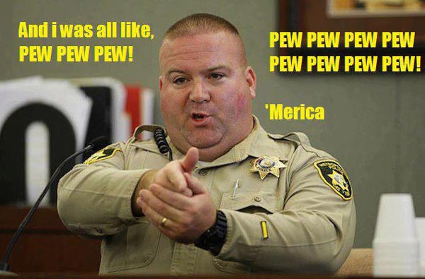 And I was all like, pew pew pew! Pew pew pew! ‘Merica!