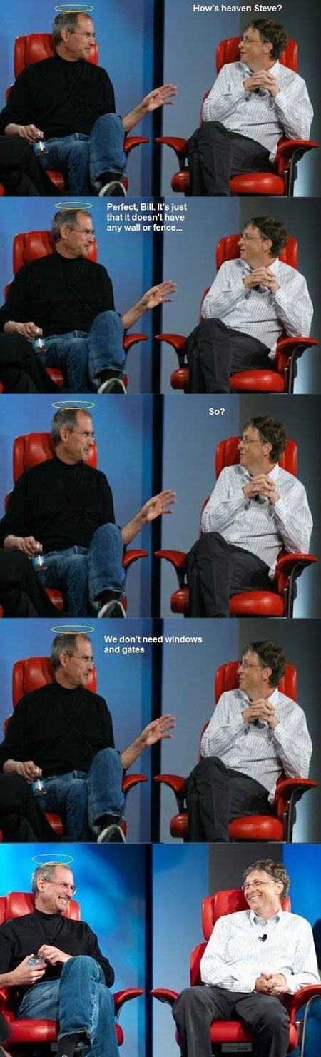 Steve Jobs & Bill Gates Discuss Heaven