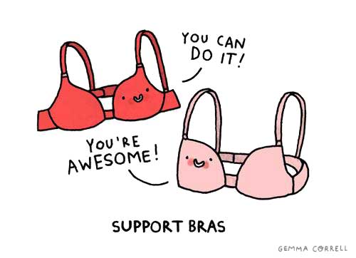 Supportive support bras…