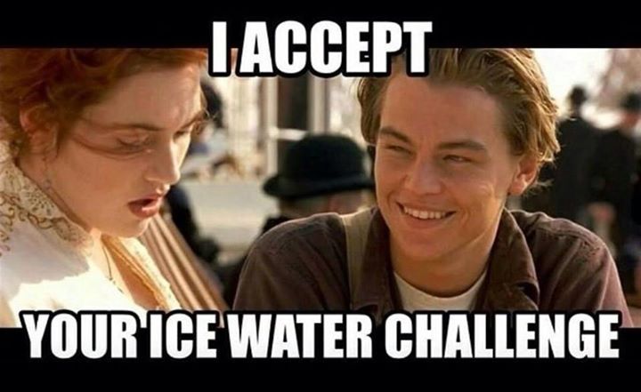 Titanic ALS Ice Bucket Challenge: “I accept your ice water challenge”