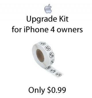 Upgrade kit for iPhone 4 owners. Only 99¢