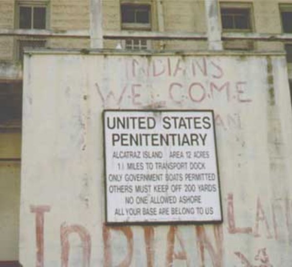 Sign at Alcatraz
