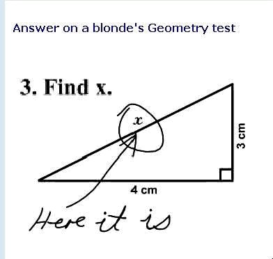 Blonde Geometry