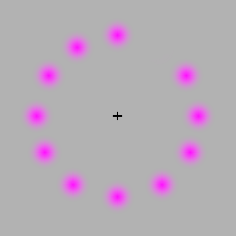 Dots illusion