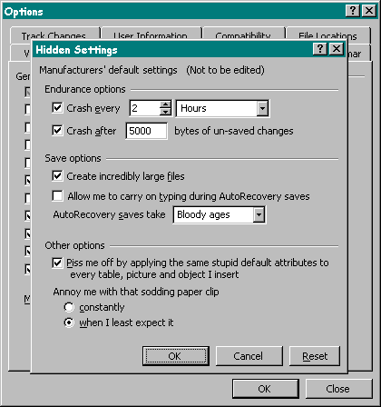 Microsoft Office Settings