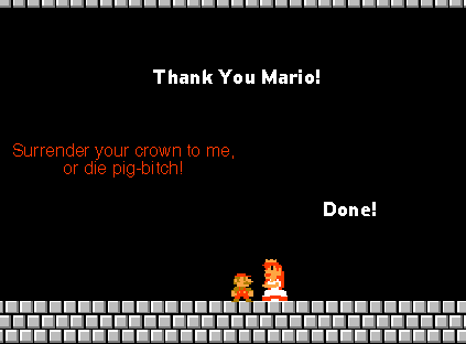 Mario with Princess Peach