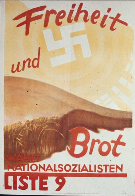 1930 Nazi Election Poster