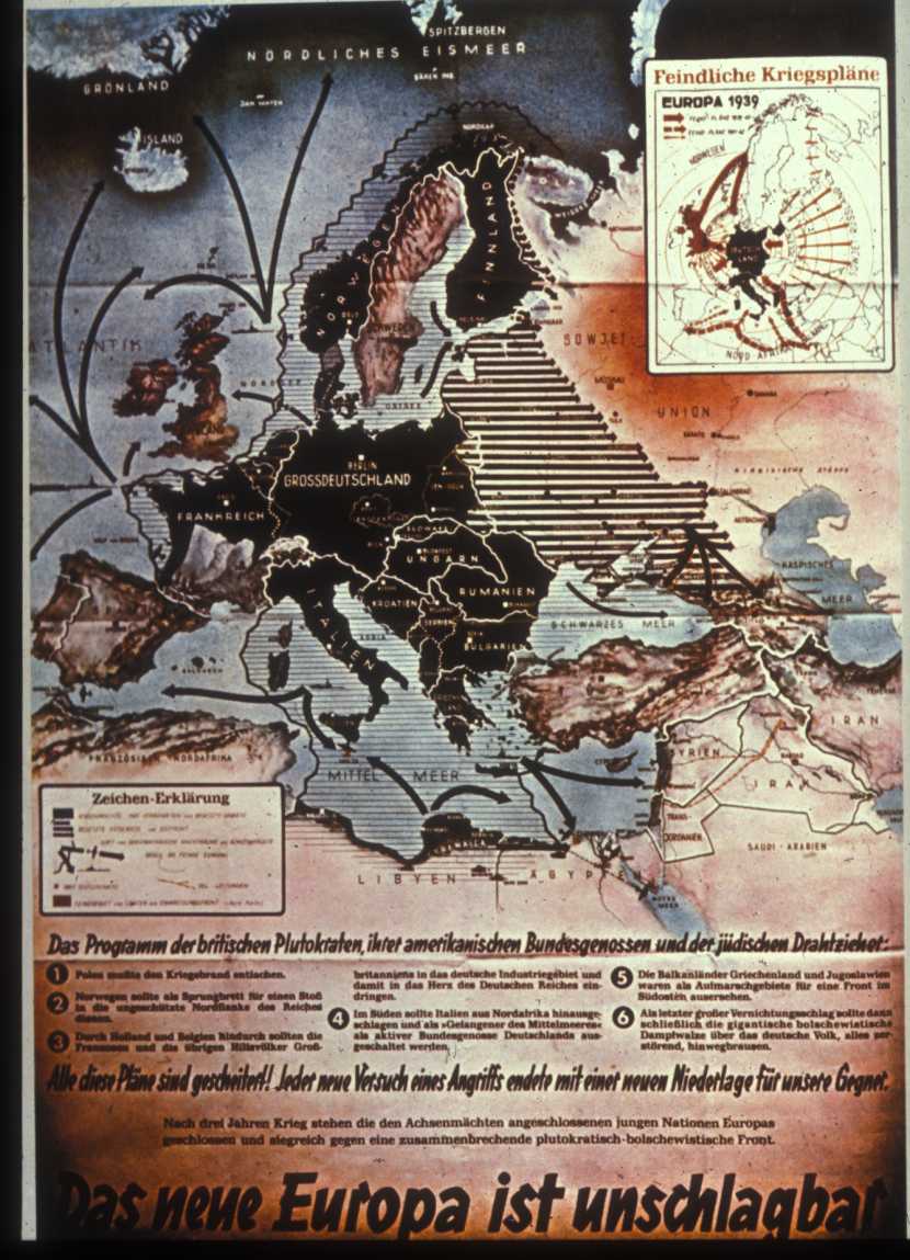 1942 Map Poster