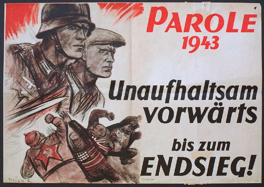 1943 anti Semitic poster