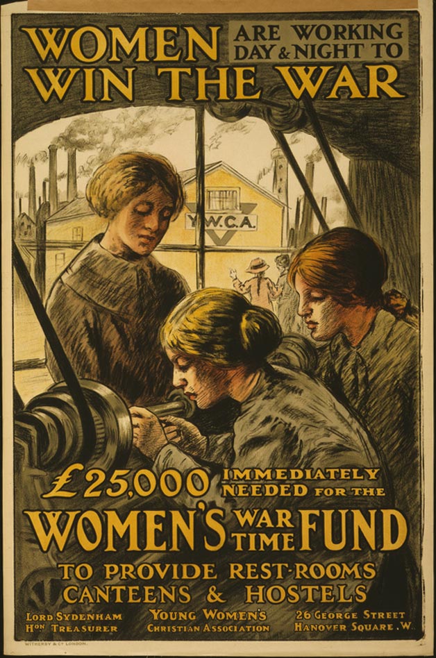 Affiche guerre Femmes au travail