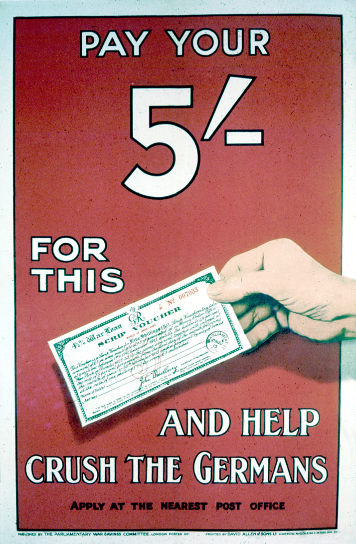 An outstretched hand holds a scrip voucher