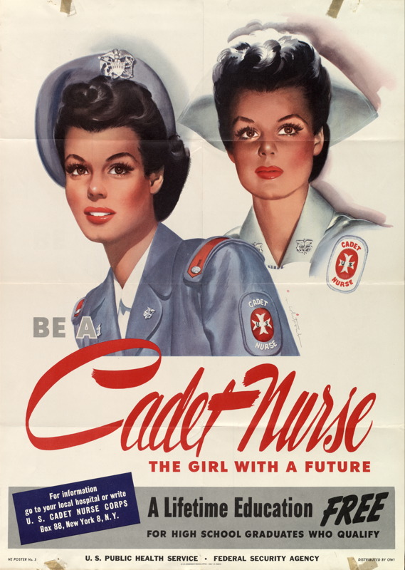 Be a Cadet Nurse – the girl with a future