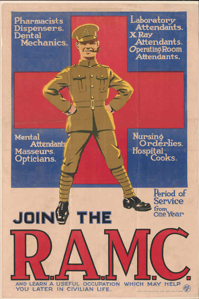 British WWI join the ramc