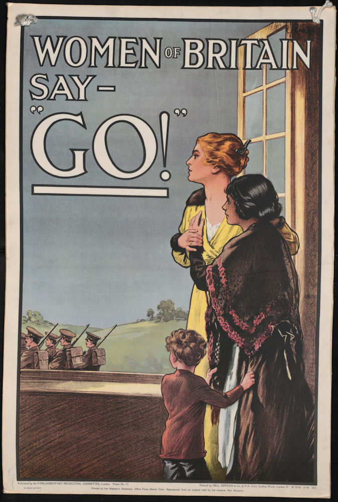 British WWI women of britain — Ned Martin’s Propaganda