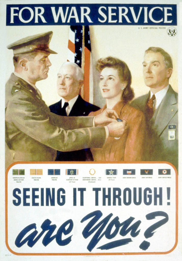 For War Service – Seeing it through! Are you