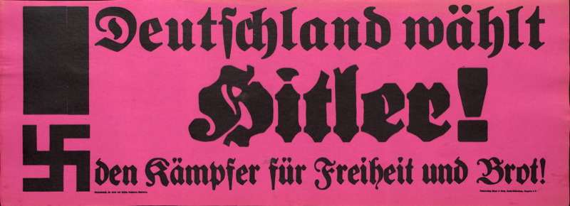 Hitler Election Poster (2)