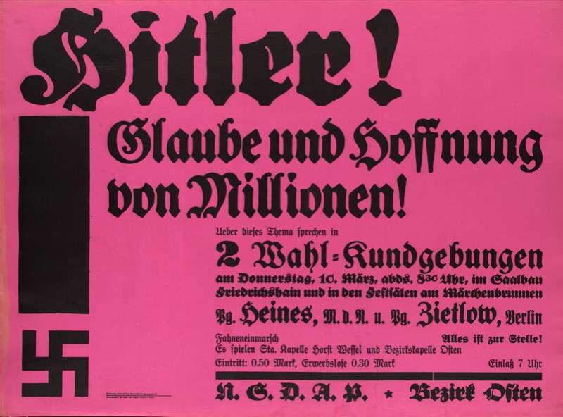 Hitler Election Poster (3)