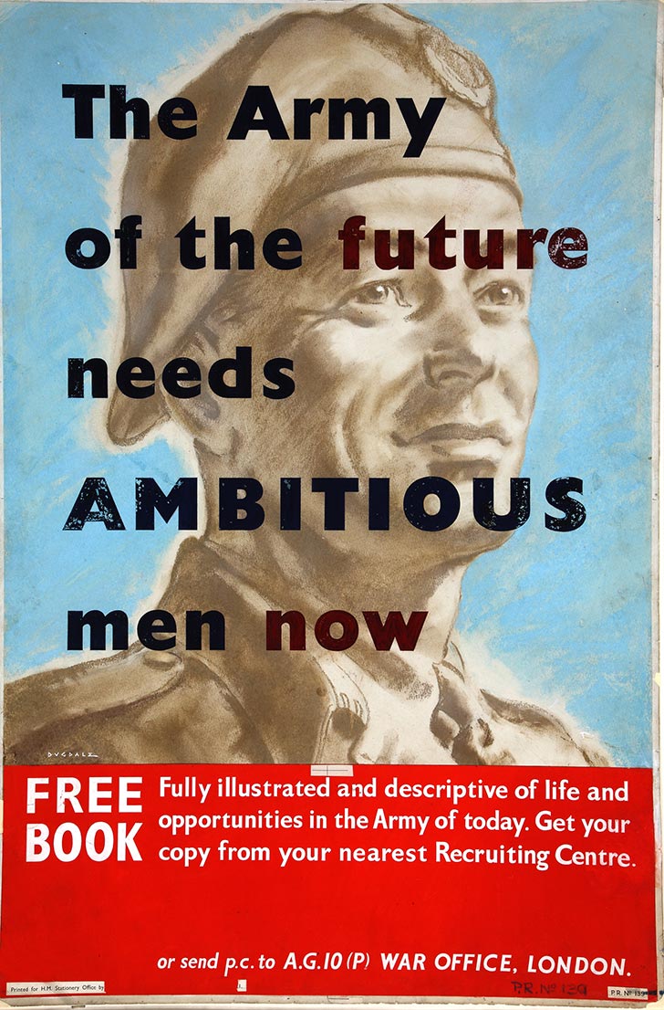 INF3 110 Forces Recruitment The Army of the Future needs ambitious men now Artist Dugdale
