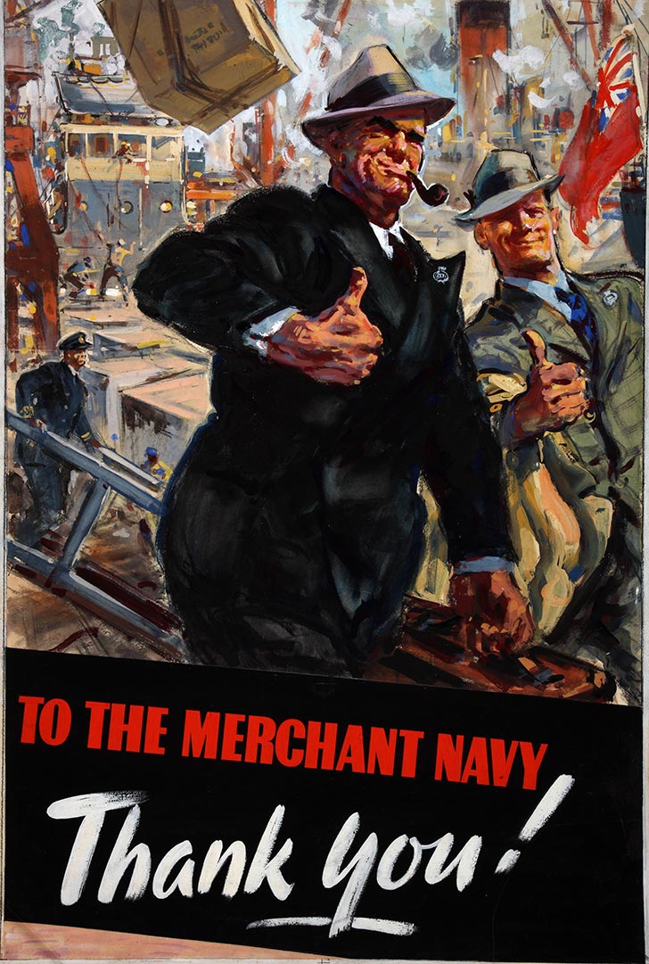 INF3 124 War Effort To the Merchant Navy   Thank You