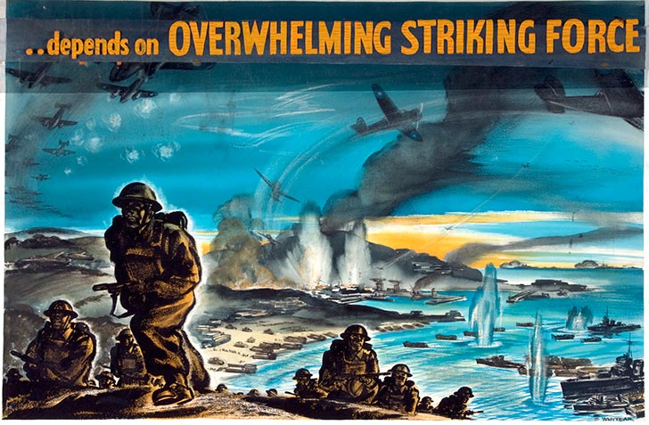 INF3 139 War Effort Victory depends on an overwhelming striking force Artist S Whitear