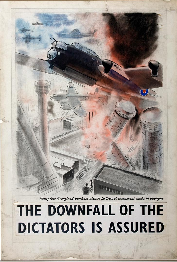 INF3 142 War Effort The downfall of the Dictators is assured Artist O'Connell